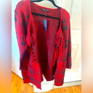 Sweater/poncho  for cooler temperatures.NWT